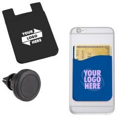 Magnetic Phone Mount W/ Silicone Wallet