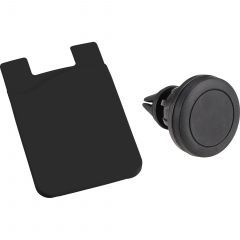 Magnetic Phone Mount W/ Silicone Wallet