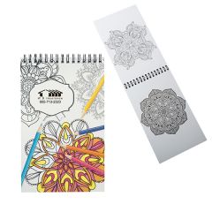 Mini Colouring Book With Spiral Binding