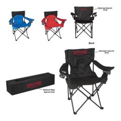 Portable Collapsible Padded Folding Chair With Bag