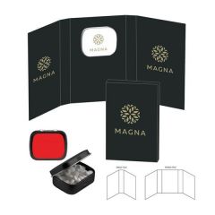 Promotional Custom Booklet With Mini Hinged Mint Tin