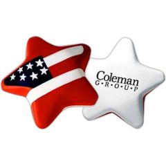 Red White And Blue Patriotic Star Stress Shape