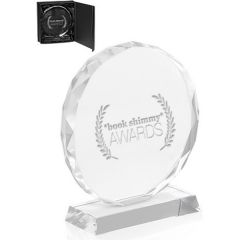 Round Edge Crystal Glass Awards