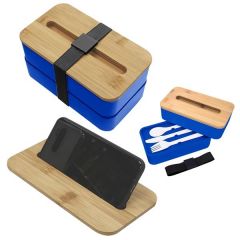 Stackable Bento Box With Phone Stand