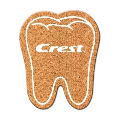 Tooth Shaped Cork Coaster