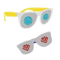 White-Framed Custom Lens Sunglasses