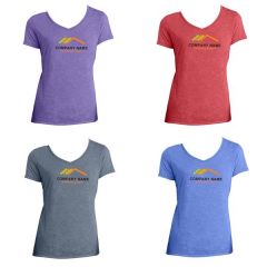 Women's Tri V-Neck Soft T-Shirt