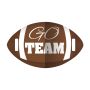 10 3/4 Inch X 17 3/4 Inch Cheer Sign Full Color
