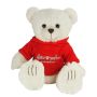 12 Inch Cream Peter Bear- Hooded Sweatshirt & Full Color Imprint