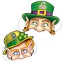 12 Inch Custom Printed Paper Stock St. Patrick's Mask