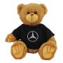 12 Inch Tan Peter Bear With T-Shirt and One Color Imprint