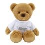 15 Inch Tan Kai Bear With T-Shirt and Full Color Imprint