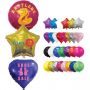 17 Inch Shaped Foil Balloon-Heart
