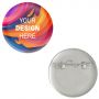 1 1/4 Inch Round Button Full Color 1-Piece W/Safety PIN