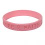 1/2 Inch Debossed Custom Silicone Wristbands
