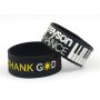 Glow In The Dark 1/2 Inch Ink Injected Custom Wristbands