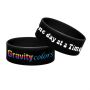 1 Inch Ink Injected Silicone Wristband