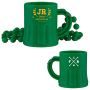 1 Oz Green Mug Shot Glass On Bead Necklace