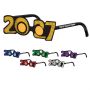 2027 Year-Dated Glittered Plastic Eyeglasses