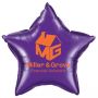 20 Inch  Star Microfoil Balloon 1 Color Imprint