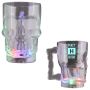 20 Oz Flashing LED Big Skull Mug