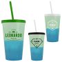 22 Oz Cool Color Change Straw Tumbler