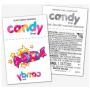 2 Inch X 3 Inch Custom Tear & Share Temporary Tattoo Sheet
