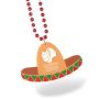 33 Inch Beads W/ Sombrero Medallion and A Custom Pad Print