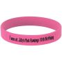 3 3/4 Inch Black/White Laserable Bracelet
