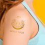 3 Inch X 3 Inch Custom Metallic Temporary Tattoo