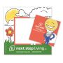 5.5 Inch X 5.5 Inch 2 In 1 Color-Me Magnet Frame