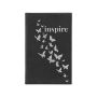 5 1/4 Inch X 8 1/4 Inch Black/Silver Leatherette Sketch Book