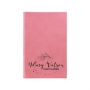 5 1/4 Inch X 8 1/4 Inch Pink Leatherette Sketch Book