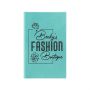 5 1/4 Inch X 8 1/4 Inch Teal Leatherette Sketch Book
