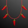 5-Charm Chili Pepper Necklace Non-Light Up