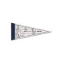5 Inch X 12 Inch Color-Me Pennant With 1 Inch Sewn Strip