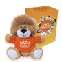 6 Inch  Lovable Lion With Custom Box