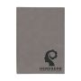 7 Inch X 9 3/4 Inch Gray Leatherette Sketch Book