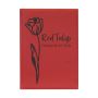 7 Inch X 9 3/4 Inch Red Leatherette Sketch Book