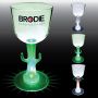7 Oz Acrylic Light-Up Novelty Base Wine Glass