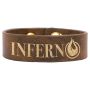 8 1/2 Inch X 3/4 Inch Laserable Leatherette Youth Cuff Bracelet