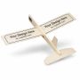 8 Inch Balsa Wood Glider Message Pack