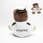 8 Inch Captain Bear With One Color Imprint