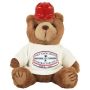 8 Inch Construction Bear With Full Color Imprint