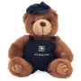 8 Inch Engineer Bear With One Color Imprint