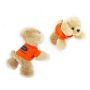 8 Inch Golden Labrador Dog With T-Shirt and One Color Imprint