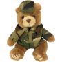 8 Inch Marine Bear - Green Camo