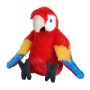 8 Inch Mini Cuddlekin Scarlet Macaw Parrot