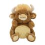 8 Inch Mini Poppykin Highland Cow