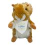 8 Inch Nutsie Squirrel With Bandana and Full Color Imprint
